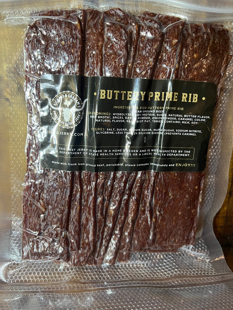 Buttery Prime Rib Flavor Beef Sticks